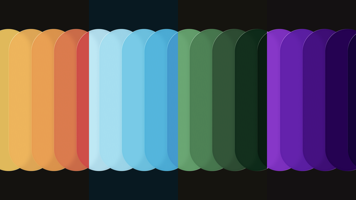 Liquid Glass Panels Wallpaper Set