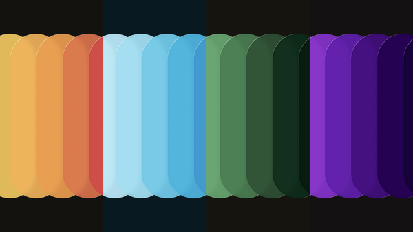 Liquid Glass Panels Wallpaper Set